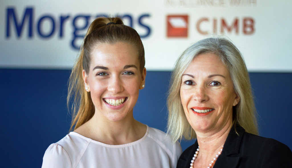 BUSINESS BREAK: Amy Hiscox with her business mentor Lynda Woods. BUSINESS BREAK: Amy Hiscox with her business mentor Lynda Woods.